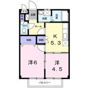 ファミール下之宮1の間取り画像