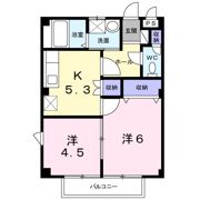 ファミール下之宮1の間取り画像