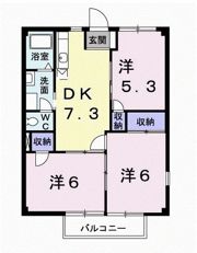 ニューシティ川島Aの間取り画像