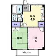 ニューシティ川島Bの間取り画像