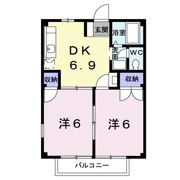 サンライズ山下Aの間取り画像