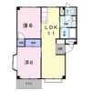 パロス壱番館の間取り画像