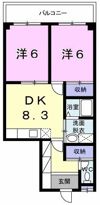 ヒルズ町田弐番館の間取り画像