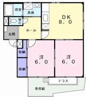 ハイツ巴の間取り画像