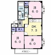 アイデイールKの間取り画像