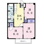 ヴィーブルS2の間取り画像