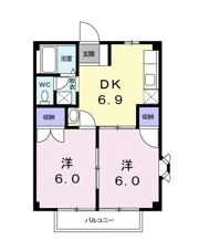 ステ－ションハイムEの間取り画像