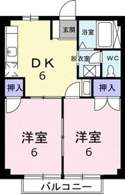 別井ハイツCの間取り画像