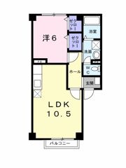 ラフォンテーヌⅠの間取り画像