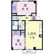 ライジングサンAの間取り画像