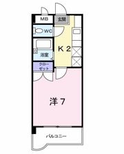 エスポワ－ル粕屋の間取り画像