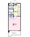 エスポワ－ル粕屋の間取り画像