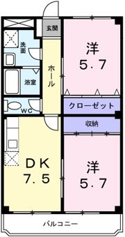 シティロッジの間取り画像