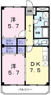 シティロッジの間取り画像