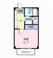 コーポラスさつきの間取り画像