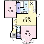 Wood Park N Bの間取り画像