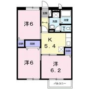メゾンアンビテールの間取り画像