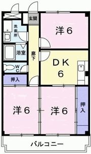 メルセラージュの間取り画像