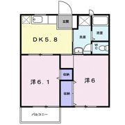 サンハイムAの間取り画像