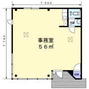 西川田町事務所の間取り画像