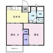 サンテラス窪 Bの間取り画像