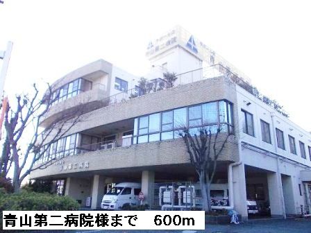 近くの病院まで600m（徒歩8分）