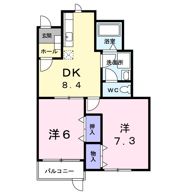 サンシティ東新田Bの間取り画像