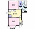 クレスト－ル夏澤Aの間取り画像