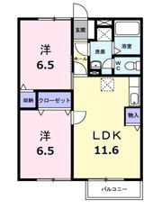 グリーンタウン B棟の間取り画像