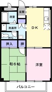 サンライズ Aの間取り画像