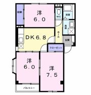 ローズパーク戸ケ崎の間取り画像