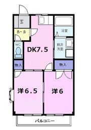 プレスティージ迎山 Ⅰの間取り画像