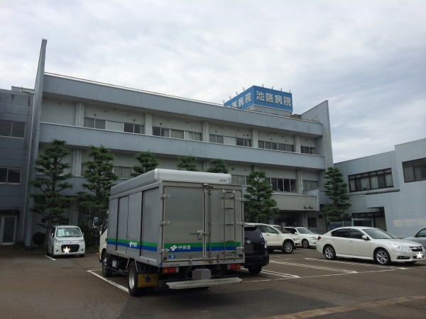 近くの池端病院まで1,400m(徒歩18分)