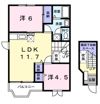 ドミール明日香の間取り画像