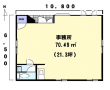 熊野町2丁目事務所の間取り画像