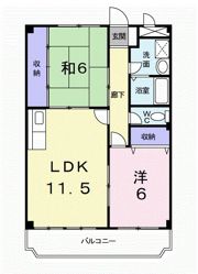 マリッチ 岡の間取り画像