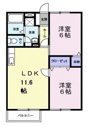 フローラの間取り画像