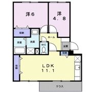 コンフォート鎌田の間取り画像
