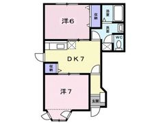 アムール幸 Aの間取り画像