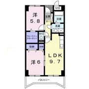 レジデンス・鏡の間取り画像