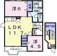 ウエストヒルズCの間取り画像