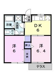 レイクサイドドミールの間取り画像