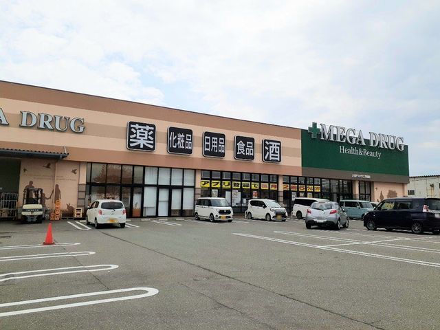 近くのメガ仁井田店まで1,669m（徒歩21分）