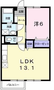 ハイムS Aの間取り画像