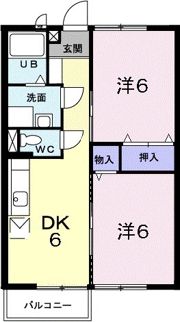 サンヒルズBの間取り画像