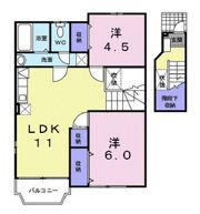 サンクレストの間取り画像