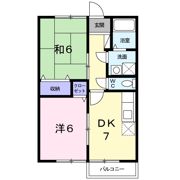 サンライズBの間取り画像