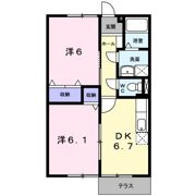 HONEYHOME Bの間取り画像