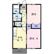 ファミール三次A棟の間取り画像