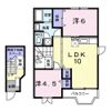 コーポムロバ参番館の間取り画像